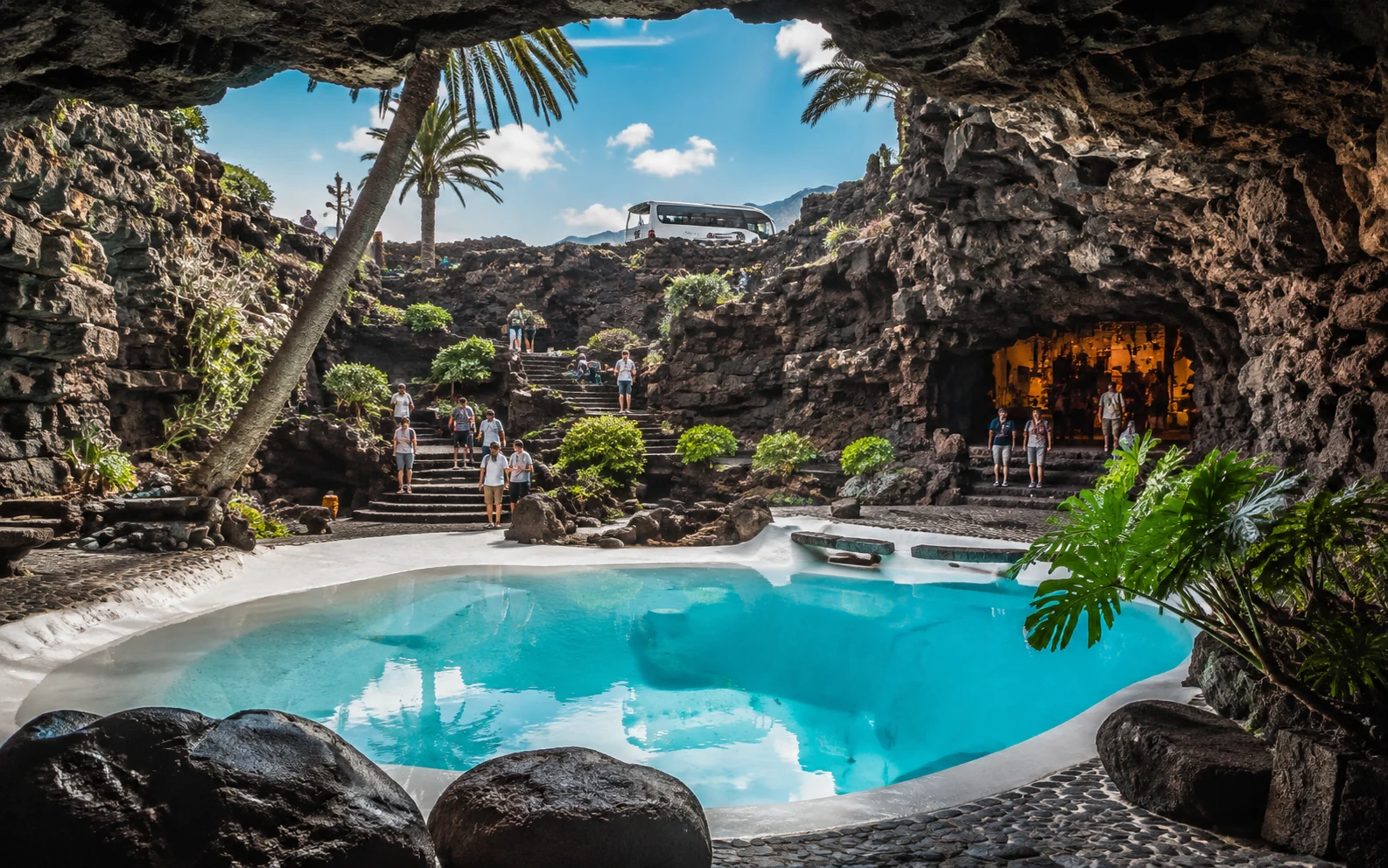 Jameos del Agua caves and north Lanzarote excursion